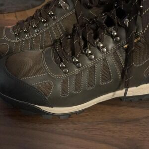 Lincoln Outfitters Mens 11.5 leather boots waterproof brown‎